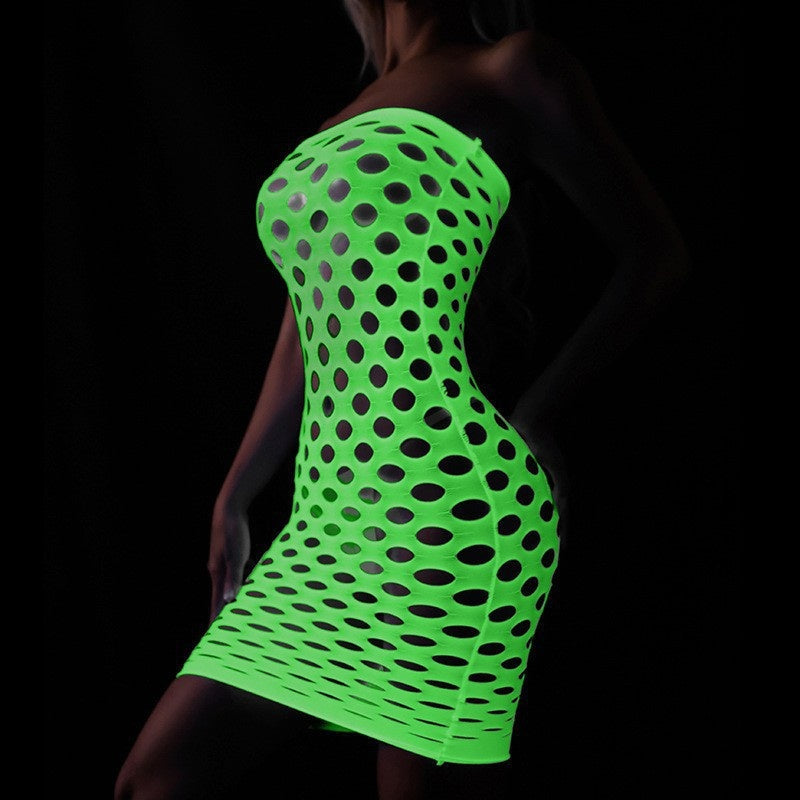 Neon Green Fishnet Lingerie — 19 Styles — VELLISSE