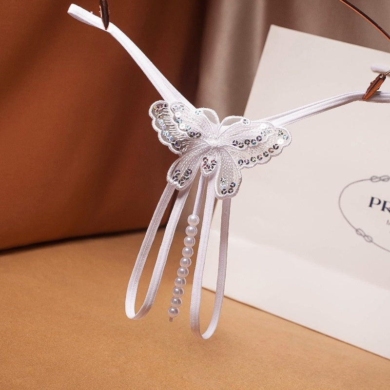 Butterfly Pearl Thong — VELLISSE