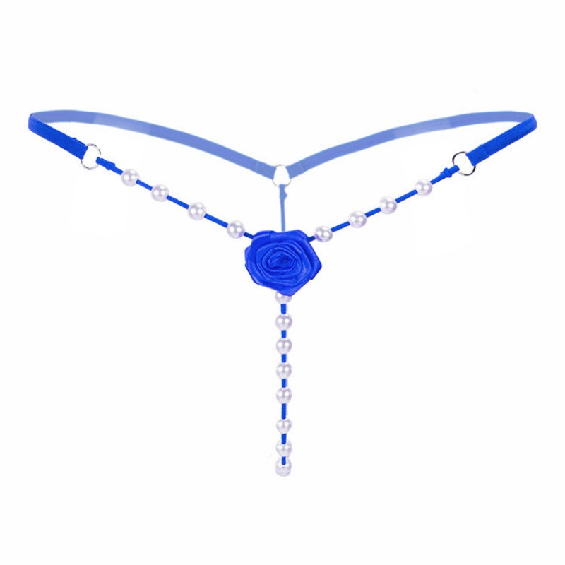 Pearl Rose Chain Thong — VELLISSE