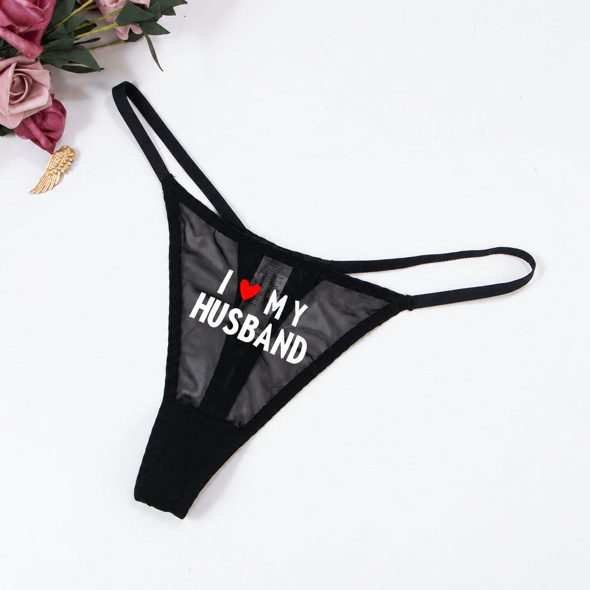 Graphic Print Mesh Thong — 13 Styles — VELLISSE