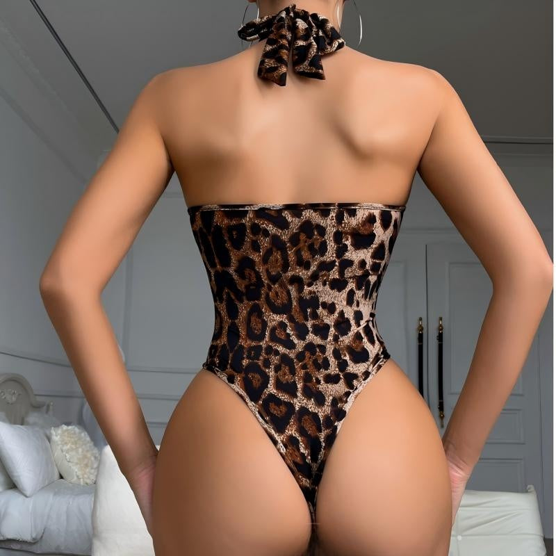 Fierce Instinct Leopard One-Piece — VELLISSE