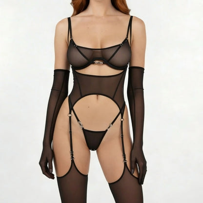 Sheer Mesh Harness Set — VELLISSE