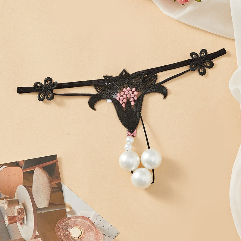 Sequin Butterfly Thong — VELLISSE