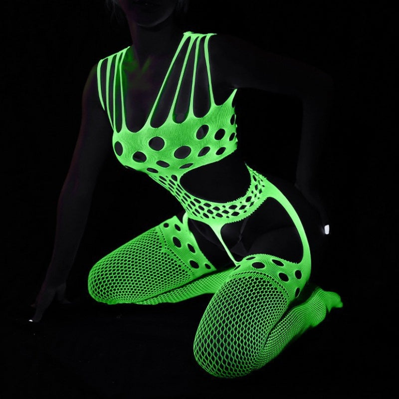Neon Green Fishnet Lingerie — 19 Styles — VELLISSE