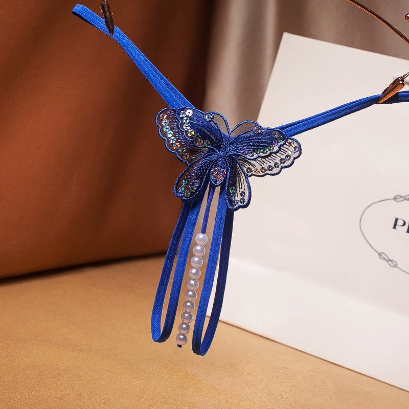 Butterfly Pearl Thong — VELLISSE