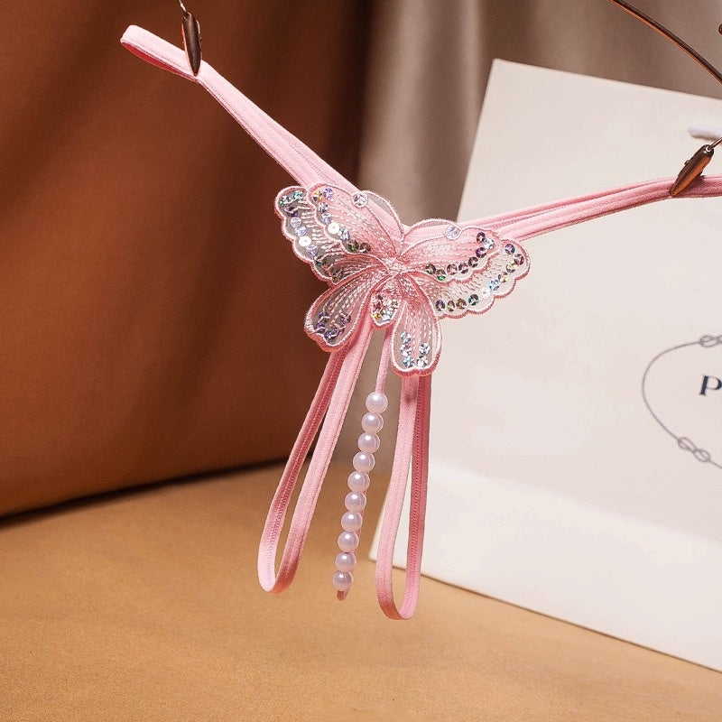 Butterfly Pearl Thong — VELLISSE