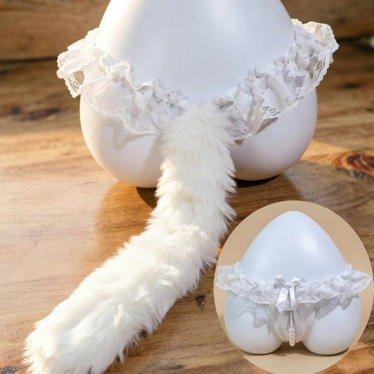 Lace Tail Thong — VELLISSE