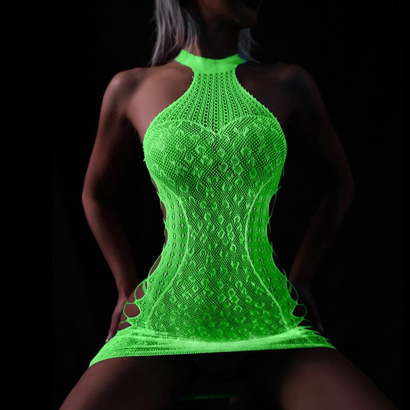 Neon Green Fishnet Lingerie — 19 Styles — VELLISSE